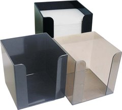 Підставка для куба-паперу пластик 90*90*90мм ECONOMIX зелений E32601-04