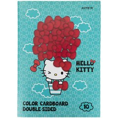Картон цветной детский А4 KITE мод 255 Hello Kitty двухсторонний HK21-255