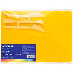Набір для ліпки Kite дощечка + 3 стек Classic K-1140-**, Жовтий