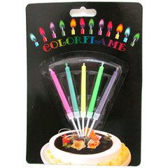 Свечи-набор для торта Josef Otten 5 свечей Цветное пламя 6331