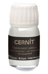 Лак для полімерної глини на водній основі CERNIT 30мл Глянцевий CR-CE3050030003