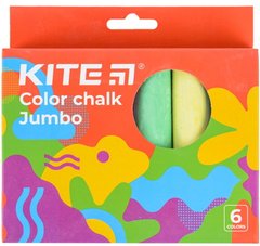 Мелки цветные 6 штук Kite Jumbo Dogs K22-073