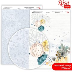 Бумага для дизайна Rosa Talent А4 200г/м матовая двухсторонняя Winter Dreamer-1 5318065
