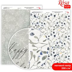 Бумага для дизайна Rosa Talent А4 200г/м матовая двухсторонняя Winter Dreamer-6 5318070