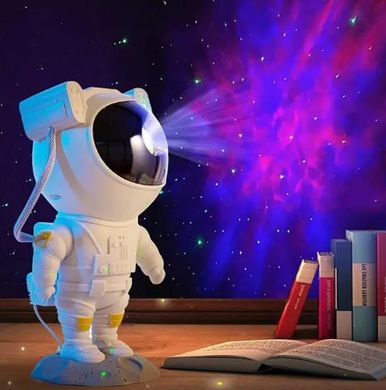 Нічник Космонавт проектор зоряного неба, 3 проекції + блютуз колонка