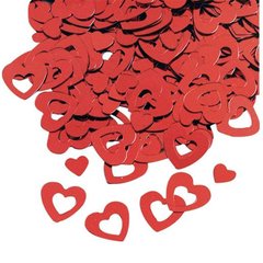 Набор декоративных элементов Knorr Prandell Сердечки 0,5-1см с отворотом, красные, 20гр 216377250