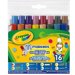Фломастеры 16цв. Crayola мини, с оригинальными наконечниками Рисуем узоры 58-8709