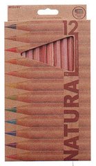 Олівці кольорові товсті 12кол. Marco Natural Jumbo + чинка 6400-12CB