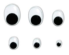 Глазки рухомі URSUS овальні, діам 18мм,1шт. UR-9640000R