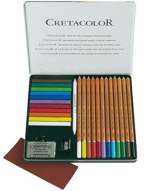 Набір для пастельного живопису Cretacolor Pastel Basic 27 шт мет коробка 47020