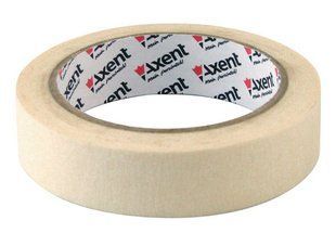 Скотч бумажный (малярный) 24мм 20м Axent 3124-А