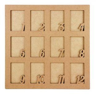 Заготовка для декорирования рамка Rosa Talent (МДФ) 1 Годик 53,5*53*0,9см 288815
