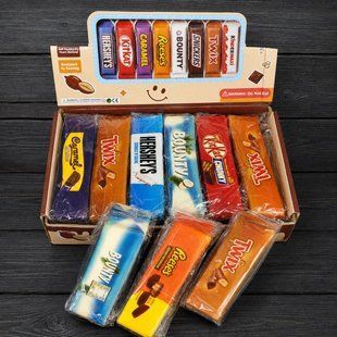 Сквиш антистресс Масло Butter Баунти, Киндер и др. 14*3,5см 13359