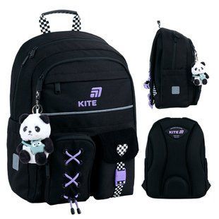 Рюкзак Kite школьный мод 584 Education Panda Love K26-584M-2 39,5*29*13см
