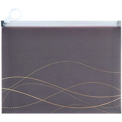 Папка А5+ Axent на блискавці zip-lock Waves 1498-**-A, Оранжевый
