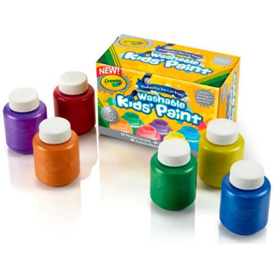 Краски смываемые Crayola 6цв. металлик 54-5000