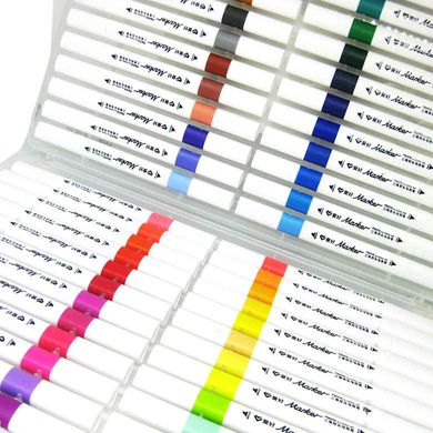 Скетч маркеры для рисования Swiss Ink двусторонние для бумаги набор 48 шт PM515-48
