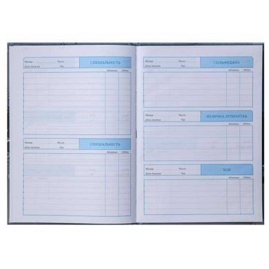 Дневник школьный для муз.школ ZiBi В5 ZB13886 48стр. для мальч, KIDS Line