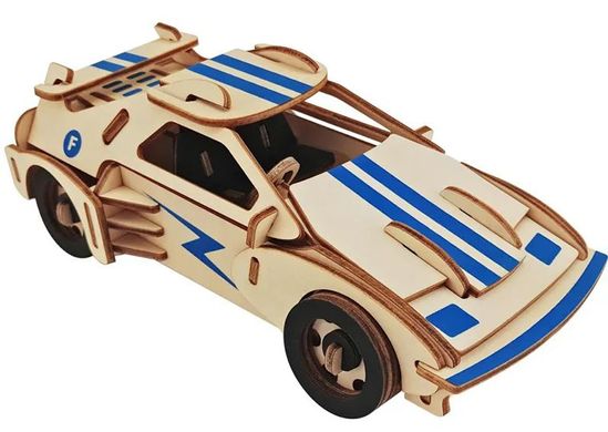 Деревянная сборная 3D модель WoodCraft Феррари (19,5*9*7,2см) XB-G009H