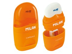Гумка-ластик з чинкою MILAN Capsule Fluo 4705116 Rubber Touch