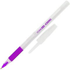 Кулькова ручка ECONOMIX ICEBERG 0,7мм пише фіолетовим E10197-12