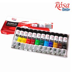 Краски акриловые Rosa Studio набор 12цв. по 20мл 9074765