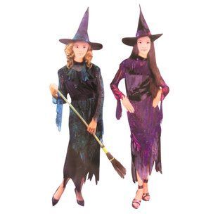 Карнавальный костюм Ведьмочки, Хеллоуин (Halloween) размер S 15-255-S, Синий