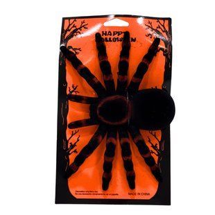 Хэллоуин Halloween Декоративный Паук 21*15см бархат №27-135