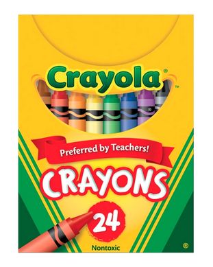 Крейда воскова 24кол. Crayons S-2024A