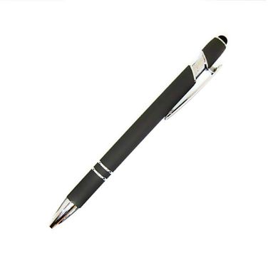 Кулькова ручка з стилусом A-Plus металева у коробці A18*, серый