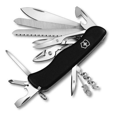 Victorinox WORKCHAMP 111мм 21предм черн.нейлон +lock2 +штоп +пила +ножн +плоск +напил +отверт Vx09064.3