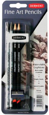 Набір для графіки Derwent Watersoluble Graphitone 8шт в блістері 700662