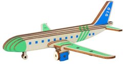 Модель 3D дерев'янна сборна WoodCraft XA-G040H Літак 19,5*18,4*3,5см