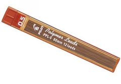 Грифели для механических карандашей 0,5мм PILOT PPL-5-2B