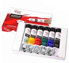 Краски акриловые Rosa Studio набор 6цв. по 20мл 9074764