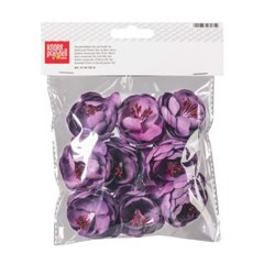 Набор декоративных элементов Knorr Prandell Цветы пластиковые 4см, лиловые 9шт. 217611013