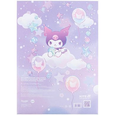 Картон білий А4 10арк Kite мод 254 Kuromi двосторонній HK24-254-2