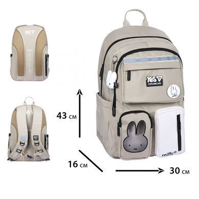 Рюкзак школьный Yes 550340 TS-43 Miffy 43*30*16см