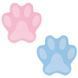 Бумага для заметок с липким слоем 70*70 50л. Axent Paw 2481-A, Зелёный