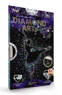 Набір для творчості DankoToys DT DAR-01-01 Diamond Art Картина зі стразами Балерина