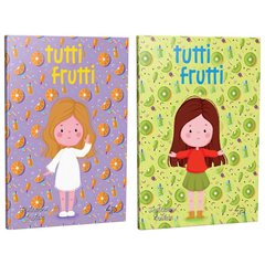 Блокнот А6 48арк 4profiplan Artbook Rainbow Tutti Frutti асорті, чистий аркуш 9013**