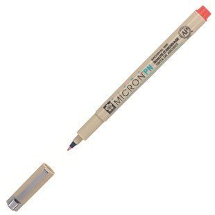 Ручка капиллярная PIGMA Micron PN (линия 0.4-0.5мм) Sakura XSDKPN*** - Красный
