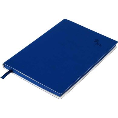 Блокнот А5 96арк BUROMAX Touch Me чистий лист, крем блок BM.295002-**, Синий темный