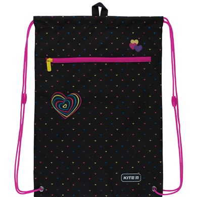 Сумка для взуття Kite мод 601 з карманом Education Hearts K22-601M-3