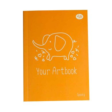 Блокнот А5 40арк. 4profiplan Artbook Spoony чистий лист, асорті 902***