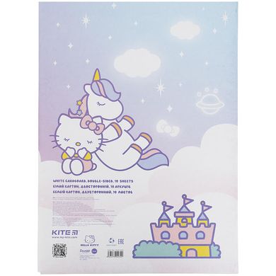 Картон белый детский А4 KITE мод 254 Hello Kitty HK21-254