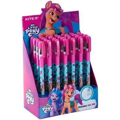 Ручка гелевая Пишет-Стирает Kite мод 068 My Little Pony синяя LP24-068