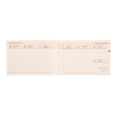 Щотижневик А6 (10*15см) Leo Planner 2025 м'який Etnico 25257*, Черный