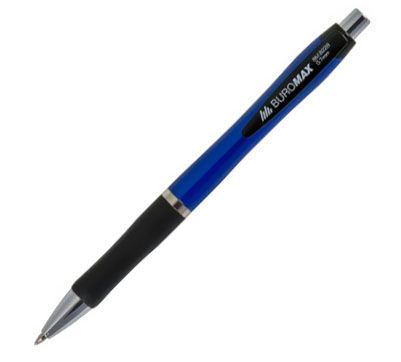Кулькова ручка BUROMAX BM.8228 автоматична, Синий
