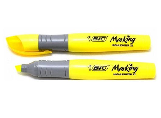 Текстовий маркер BIC Highlighter XL 89139*, Жовтий